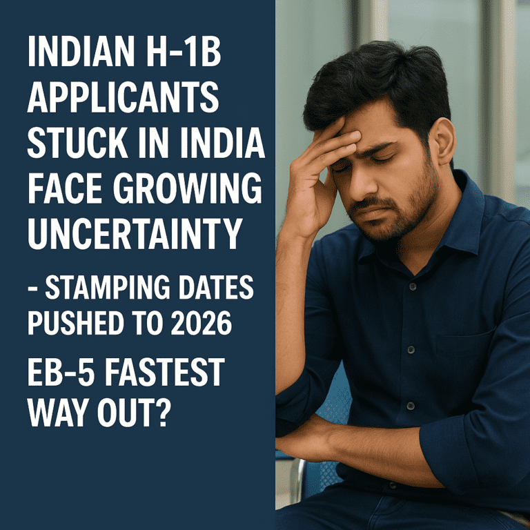 the h1b visa holder have facing problems in getting eb5